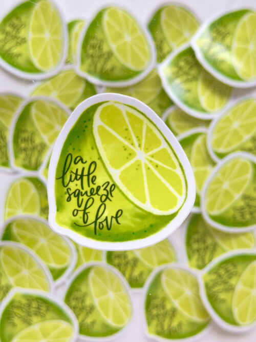 A little squeeze of love sticker