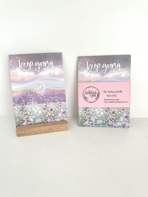 A6 Notecard Set - Keep Going