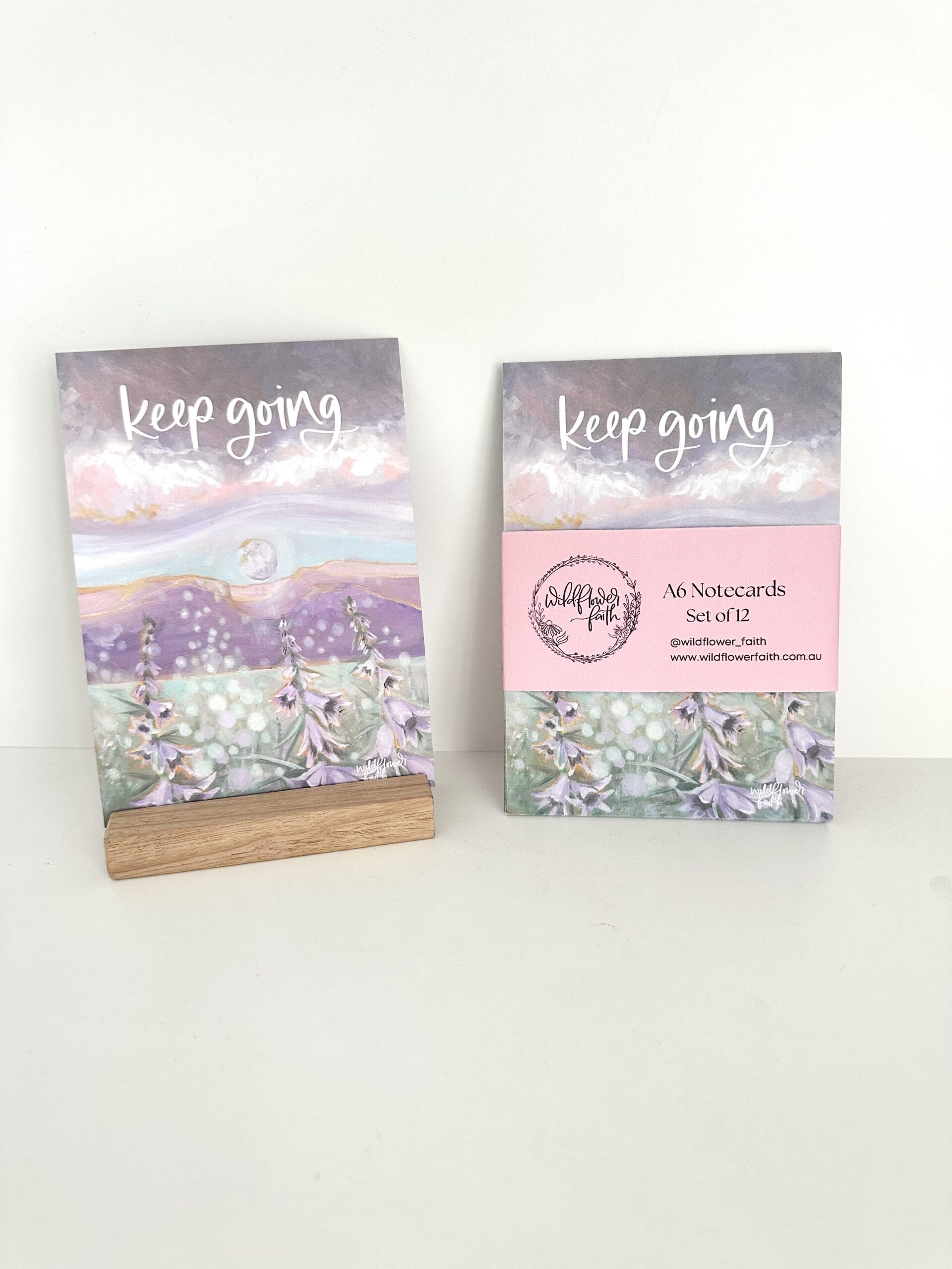 A6 Notecard Set - Keep Going