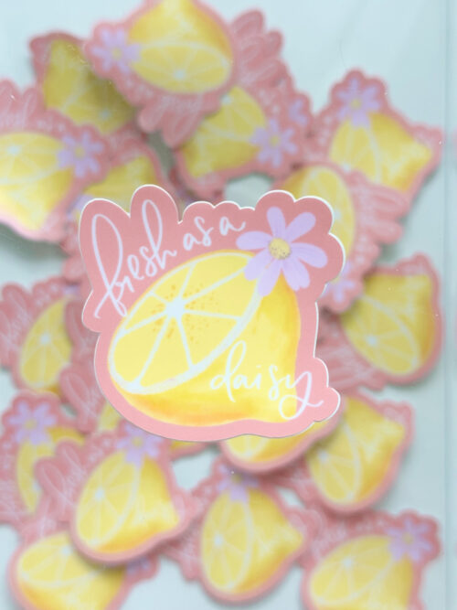 Fresh as a daisy sticker