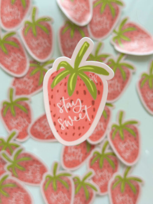 Stay sweet sticker