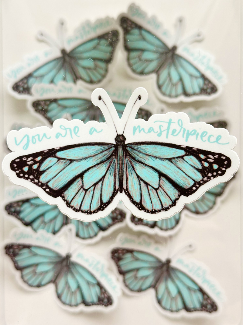 You are a masterpiece sticker