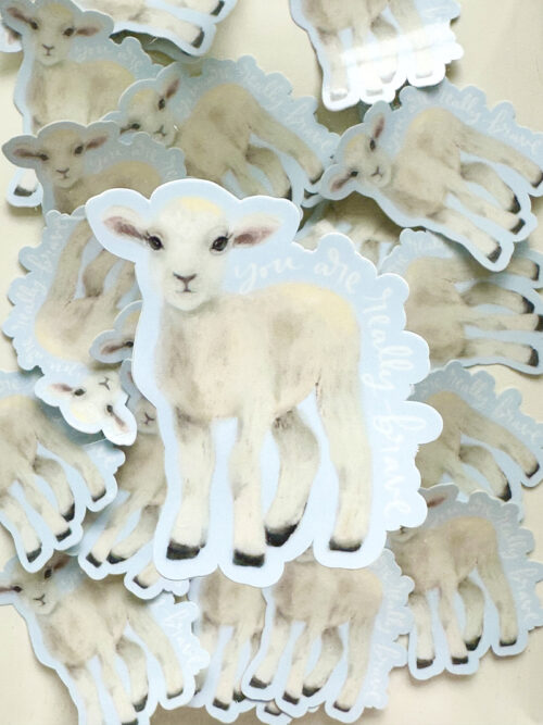 You are really brave sticker