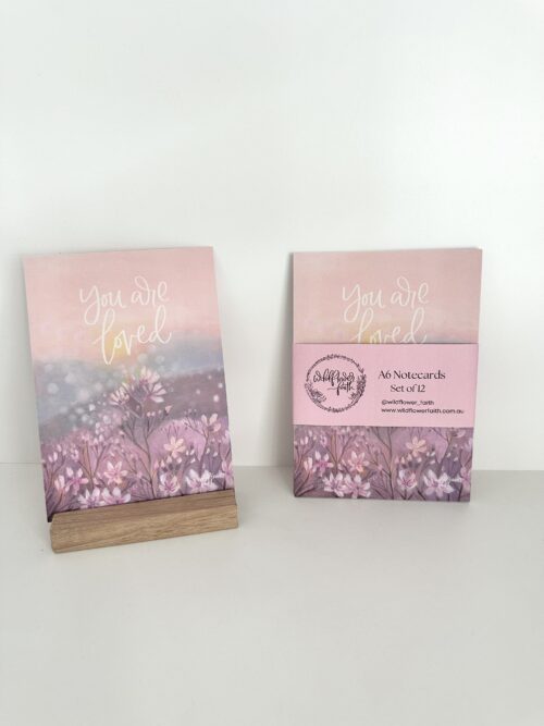 A6 Notecard Set You are Loved Front