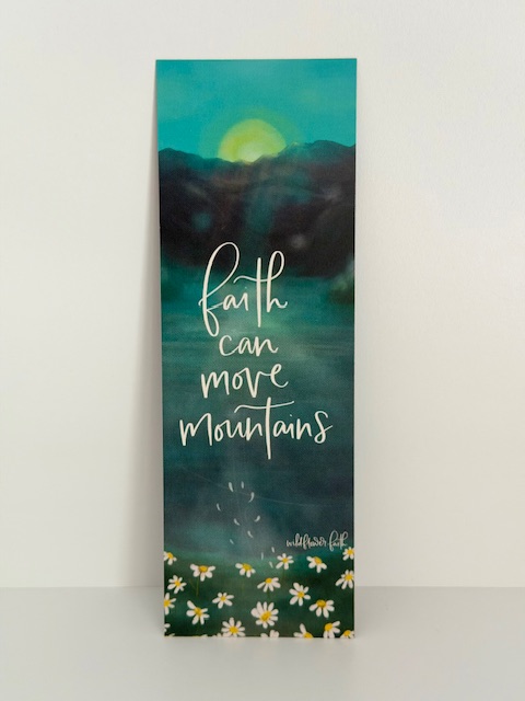 Wildflower Faith bookmark